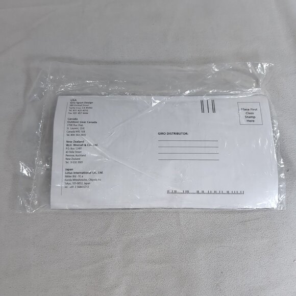 Giro Helmet Sticker Emergency Information Info Owner's Manual Black Bike Ski NEW - Picture 5 of 5